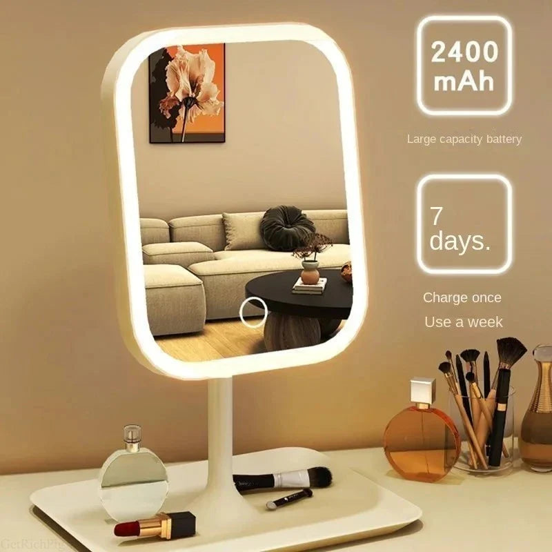 Espejo de Maquillaje LED Elegante